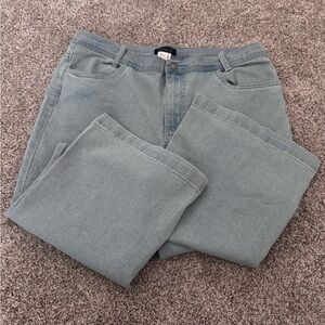 Light Blue Flare Leg Denim Jeans